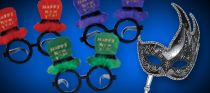 new year's eve glasses & masks category image