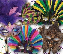 Mardi Gras Masks and Costume Accessories