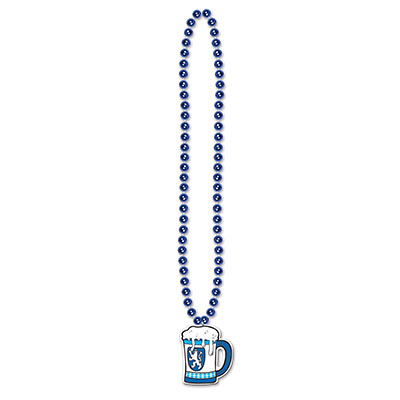 Beads with Beer Stein Medallion for Oktoberfest