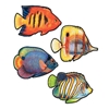 Colorful Coral Reef Fish Cutouts Wall Decorations 