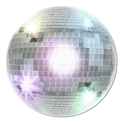 Disco Ball Cutout wall decorations for that 70s themed party