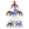 Red, White and Blue Firework Chandelier