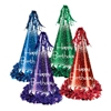 Assorted Colored Fringed Foil Happy Birthday Party Hats