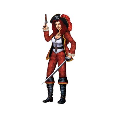 Jointed Bonny Buccaneer for a Luau or Themed Party