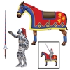 Jointed Jouster for a Medieval Themed Party Wall Decorations 