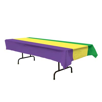 Mardi Gras Table Cover for a rectangle table