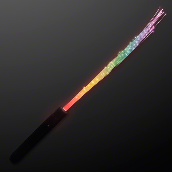 Multicolor LED Flashing Stick Wands (Pack of 12) multi-color, party favor, inexpensive, wholesale, new year's eve, patriotic, halloween, bulk, light up, glow
