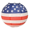 Hanging Patriotic Paper Lanterns for 4th of July party