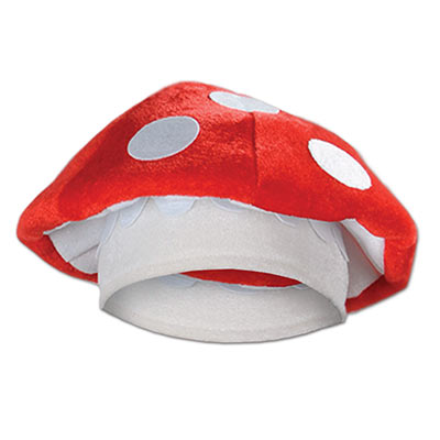 comfortable Plush Mushroom Hat