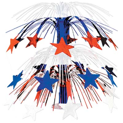 Star Cascade Centerpiece for 4th of July
