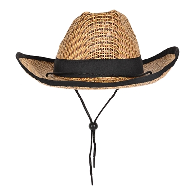 Western Cowboy Hat w/Black Trim & Band