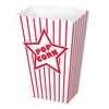 red & white popcorn favor boxes