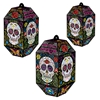 Foil Day Of The Dead Paper Lanterns (Pack of 36) Foil Day Of The Dead Paper Lanterns, day of the dead, paper lanterns, Halloween, decoration, wholesale, inexpensive, bulk