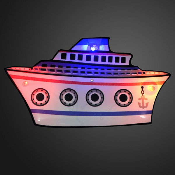 Cruise Ship Flashing Pin Blinkies. These Cruise Ship Flashing Pins are perfect for late night sailing.