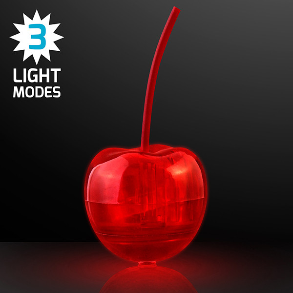 LED Cherries Drinking Accessories w/ Three Light Modes. With these Cherry Drinking Accessories you will by able to enjoy your drinks in style.