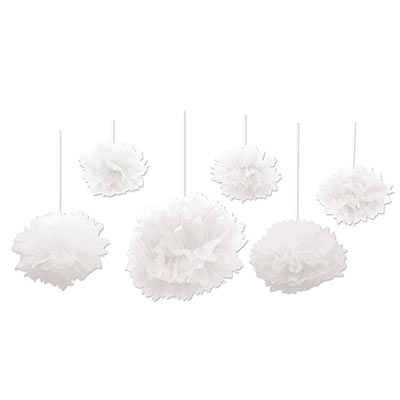 White Tissue Fluff Balls