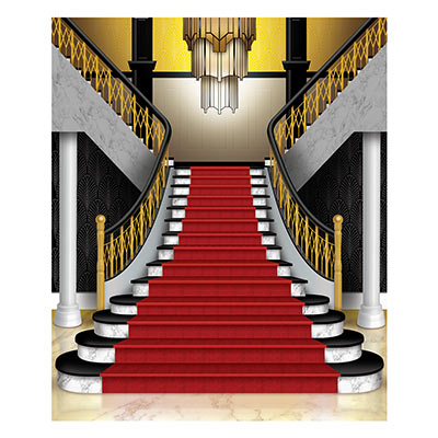 Grand Staircase Instant Mural Photo Prop