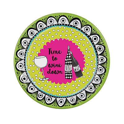 Dolly Mamas Wine Plates (Pack of 96) Dolly Mamas Wine Plates, dolly mama, wine plates, wine, plates, birthday, wholesale, inexpensive, bulk