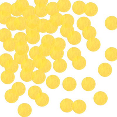 Yellow Bulk Tissue Confetti (Pack of 12) Bulk Tissue Confetti, tissue, confetti, decoration, white, New Years Eve, wedding, wholesale, inexpensive, bulk, yellow
