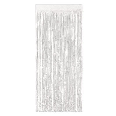 1-Ply White Gleam N Curtain (Pack of 6) 1-Ply Gleam 'N Curtain, party supplies, hanging decorations, decorations