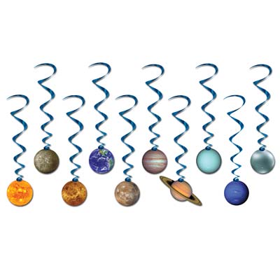 Solar System Whirls (Pack of 60) Solar System Whirls, solar system, whirls, decoration, classroom, science, planets, wholesale, inexpensive, bulk