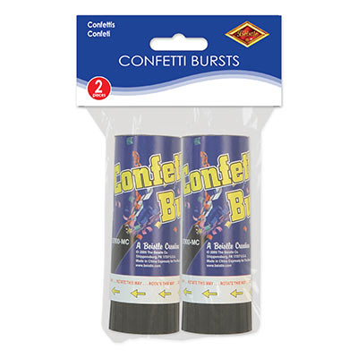 Pkgd Confetti Bursts (Pack of 24) Pkgd Confetti Bursts, confetti bursts, confetti, party favor, multi-color, new years eve, wholesale, inexpensive, bulk