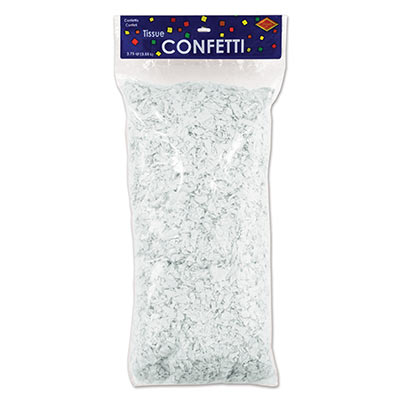 Tissue Confetti (Pack of 6) Tissue Confetti, tissue, confetti, white, decoration, wholesale, inexpensive, bulk