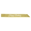 Happy Birthday Glittered Sash (Pack of 6) Happy Birthday Glittered Sash, happy birthday, birthday, sash, party favor, wholesale, inexpensive, bulk
