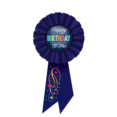 Happy Birthday To Me Rosette (Pack of 6) Happy Birthday To Me Rosette, Happy Birthday, birthday, rosette, party favor, wholesale, inexpensive, bulk