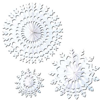 White snowflakes