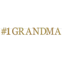 Gold Foil #1 Grandma Streamer