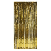 Gold Doorway Curtain made of metallic strands