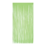 1-Ply Neon Green Plastic Fringe Curtain