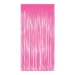 1-Ply Neon Pink Plastic Fringe Curtain