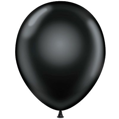 black crystal latex balloon