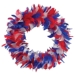 12" Red, White & Blue Feather Wreath