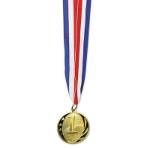 1st Place Gold Medal with Ribbon
