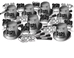 DISC-2020 Silver New Year's Eve Party Kit for 50  - 80235BKS50