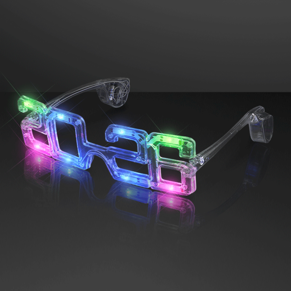 BATTIPAW 12 PCS 2026 Light up Glasses, 2026 LED Party Glasses BATTIPAW 12 PCS 2026 Light up Glasses, 2026 LED Party Glasses