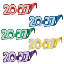 2027 Glittered Foil Eyeglasses