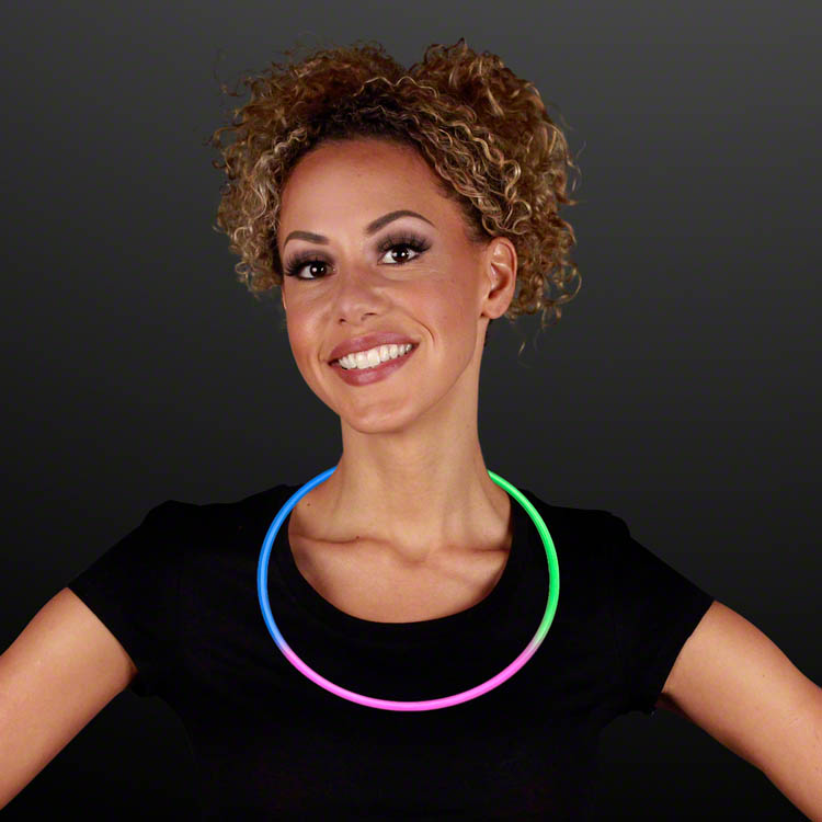 22" Tri-Color Glow Necklaces