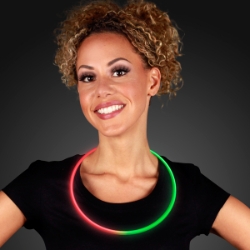 22" Two-Tone Glow Necklaces