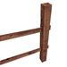 3-D Brown Fence Prop (Pack of 4)  - 56124-BR