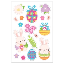 3-D Easter Layered Stickers (Pack of 12 Sheets) 3-D Easter Layered Sticker, Easter stickers, Easter craft supplies, Easter party favors, Easter basket stuffers, Easter activities for kids, spring craft stickers, dimensional Easter stickers, Easter classroom supplies, scrapbook stickers, Easter DIY crafts, Sunday school activities, Easter decorations, kids craft stickers, Party Express