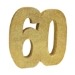 3-D Gold Glittered "60" Centerpiece 