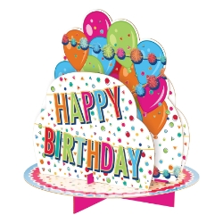 3-D Happy Birthday Centerpiece