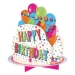 3-D Happy Birthday Centerpiece
