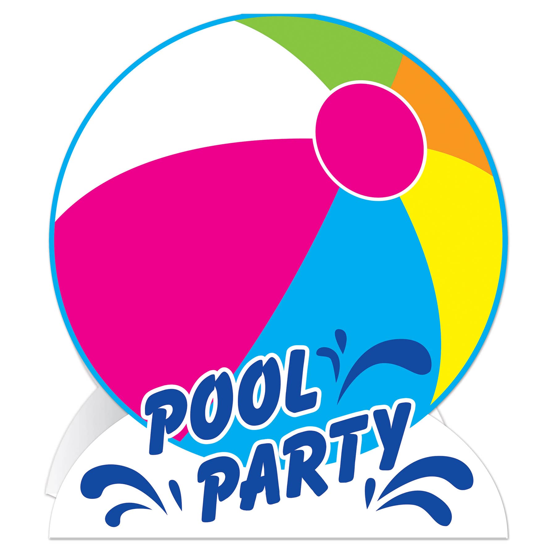 3-D Pool Party Centerpiece