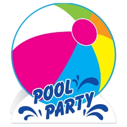 3-D Pool Party Centerpiece