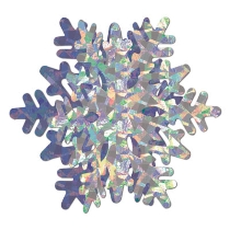 3-D Prismatic Snowflake Centerpiece